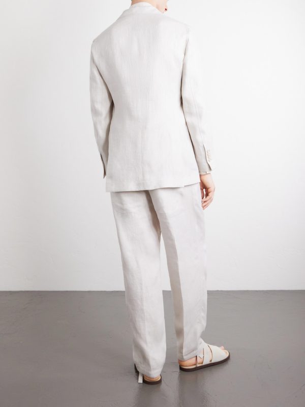 Linen-Twill Suit Jacket - BK Linen-Twill Suit Jacket - BK
