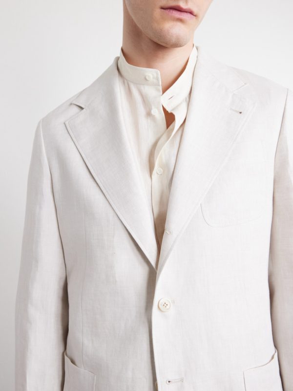 Linen-Twill Suit Jacket - CU Linen-Twill Suit Jacket - CU