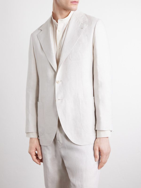 Linen-Twill Suit Jacket - FR Linen-Twill Suit Jacket - FR