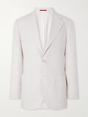 Linen-Twill Suit Jacket