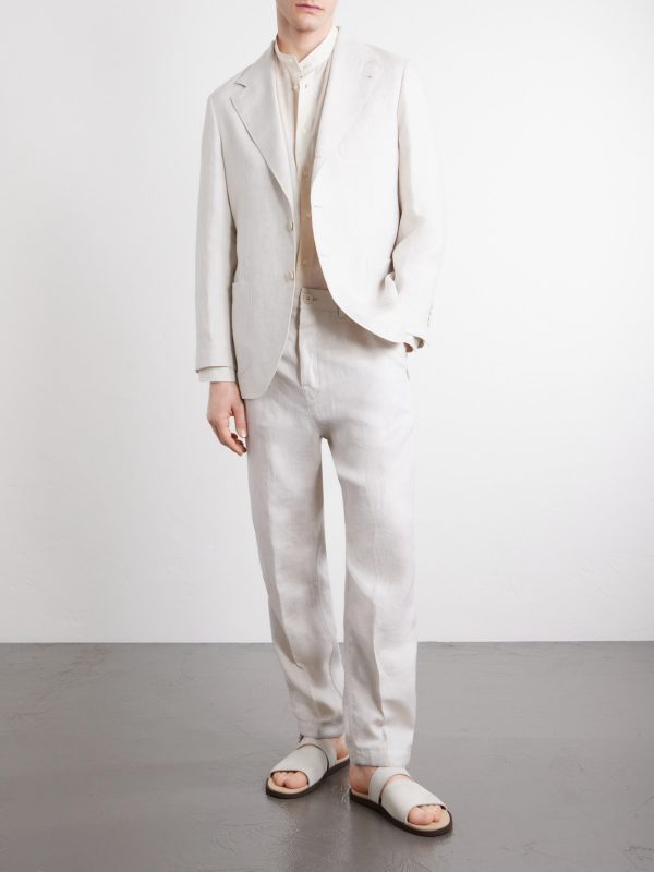 Linen-Twill Suit Jacket - OU Linen-Twill Suit Jacket - OU