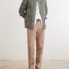 Straight-Leg Pleated Cotton and Linen-Blend Trousers - OU Straight-Leg Pleated Cotton and Linen-Blend Trousers - OU