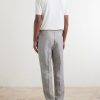 Straight-Leg Pleated Hemp and Linen-Blend Twill Trousers - BK