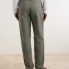Straight-Leg Pleated Cotton and Linen-Blend Trousers - BK Straight-Leg Pleated Cotton and Linen-Blend Trousers - BK