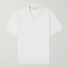 Open-Collar Knitted Cotton Polo Shirt Open-Collar Knitted Cotton Polo Shirt