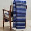 Striped Knitted Cashmere Blanket Striped Knitted Cashmere Blanket