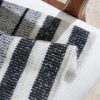 Striped Knitted Cashmere Blanket - CU Striped Knitted Cashmere Blanket - CU