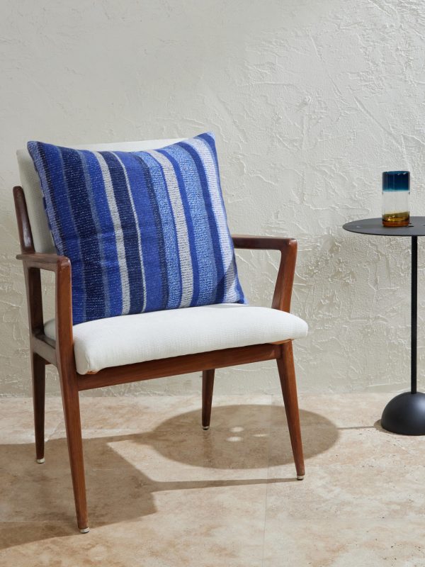Striped Knitted Cashmere Pillow - OU