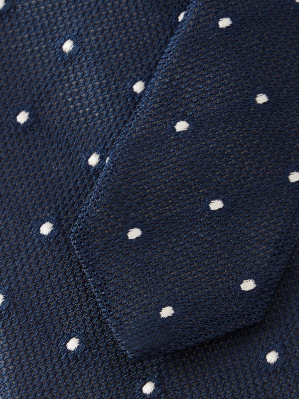 8cm Polka-Dot Silk Tie - CU 8cm Polka-Dot Silk Tie - CU