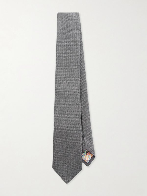 8cm Silk and Wool-Blend Tie 8cm Silk and Wool-Blend Tie