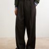 Wide-Leg Wool Trousers - FR