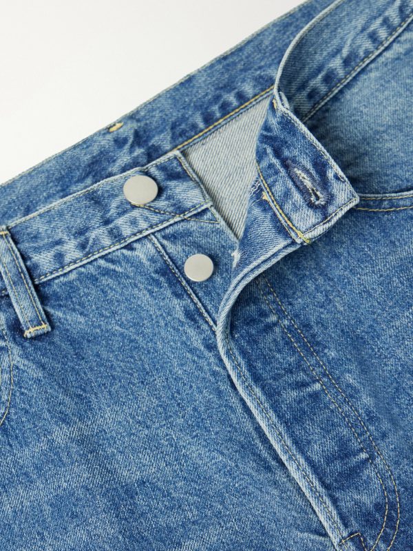 Deformation Panelled Wide-Leg Jeans - E1 Deformation Panelled Wide-Leg Jeans - E1
