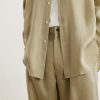 Wide-Leg Pleated Linen Trousers - CU Wide-Leg Pleated Linen Trousers - CU