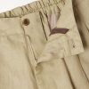 Wide-Leg Pleated Linen Trousers - E1 Wide-Leg Pleated Linen Trousers - E1