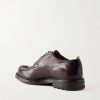 Aston 001 Leather Derby Shoes - BK
