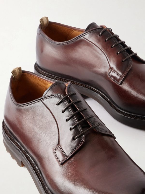 Aston 001 Leather Derby Shoes - CU