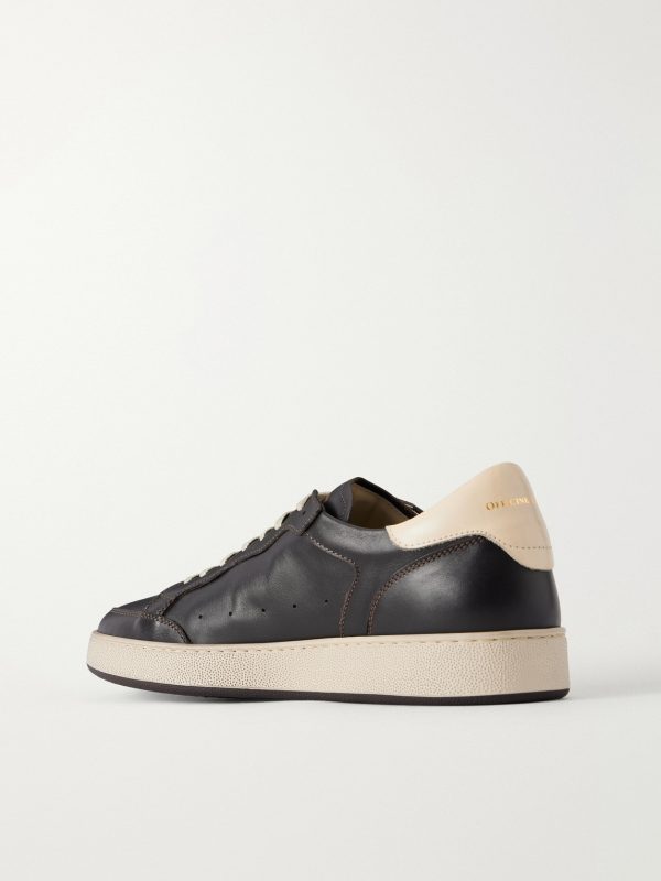 The Answer 005 Leather Sneakers - BK