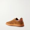 Militia 002 Leather-Trimmed Suede Sneakers - BK Militia 002 Leather-Trimmed Suede Sneakers - BK