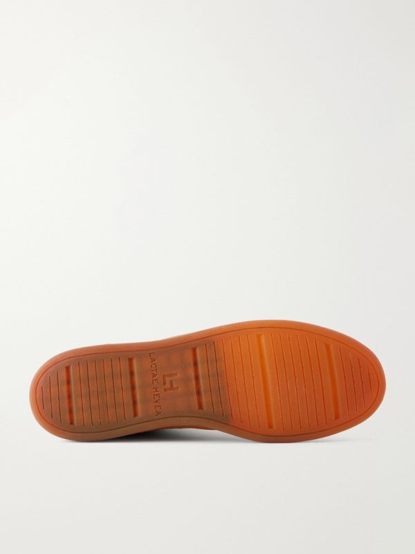 Militia 002 Leather-Trimmed Suede Sneakers - E1 Militia 002 Leather-Trimmed Suede Sneakers - E1