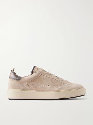Sequel 001 Lace-Up Suede Sneakers Sequel 001 Lace-Up Suede Sneakers