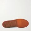 Militia 002 Suede-Trimmed Leather Sneakers - E1 Militia 002 Suede-Trimmed Leather Sneakers - E1