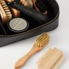 Shoe Care Set with Leather Case - CU