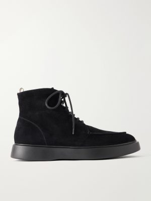 Frame 004 Suede Lace-Up Boots