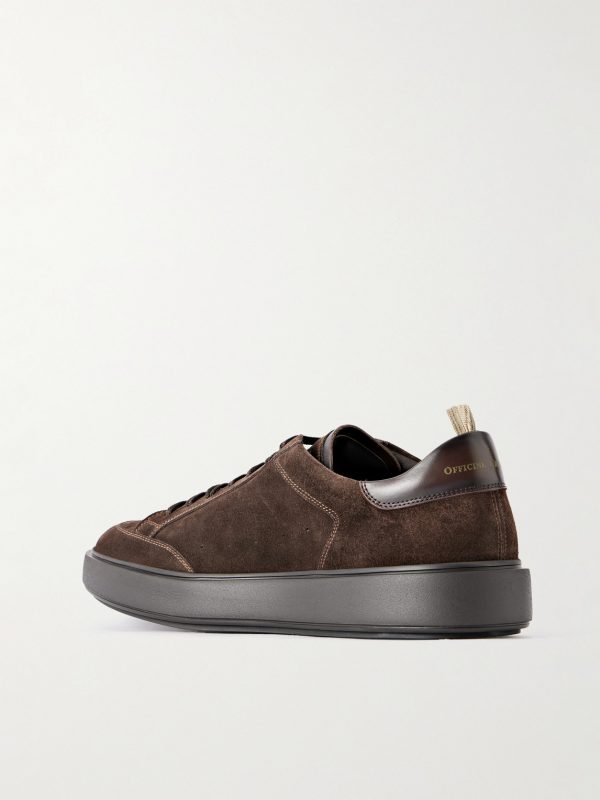 Sequel 001 Lace-Up Suede Sneakers - BK Sequel 001 Lace-Up Suede Sneakers - BK