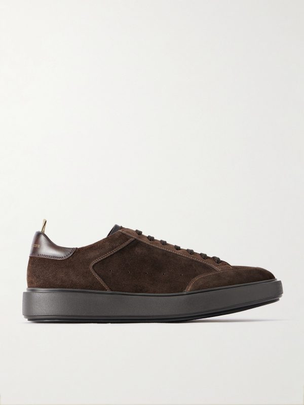 Sequel 001 Lace-Up Suede Sneakers Sequel 001 Lace-Up Suede Sneakers