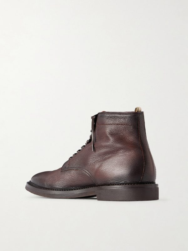 Hopkins Flexi 203 Leather Lace-Up Boots - BK Hopkins Flexi 203 Leather Lace-Up Boots - BK