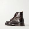 Aston 003 Lace-Up Leather Boots - BK
