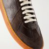 Militia 002 Suede-Trimmed Leather Sneakers - CU Militia 002 Suede-Trimmed Leather Sneakers - CU