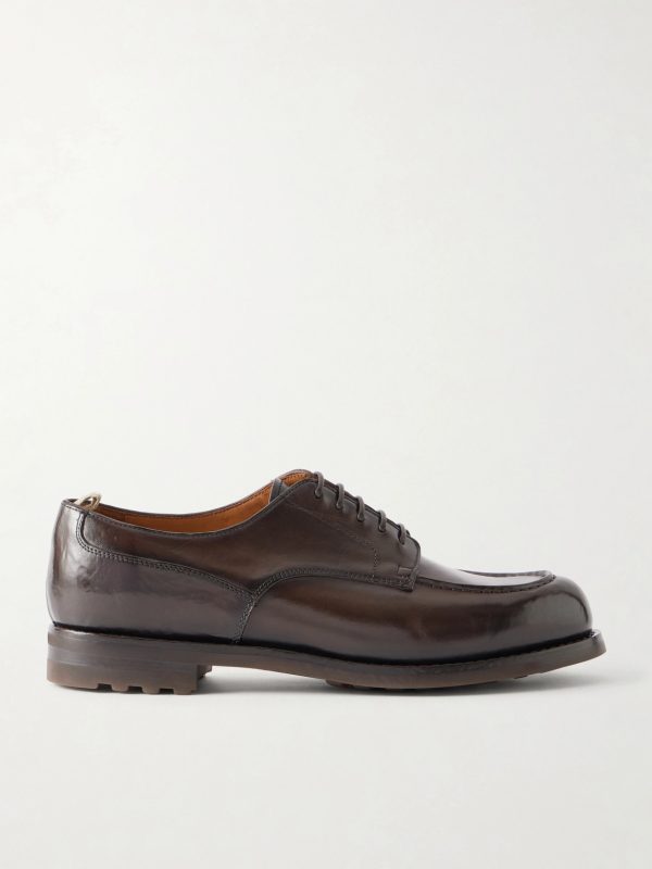 Balata Flexi 001 Textured Leather Derby Shoes