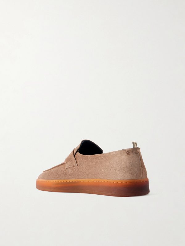 Ambrie 001 Suede Loafers - BK