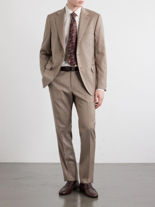 Straight-Leg Wool Suit Trousers - OU