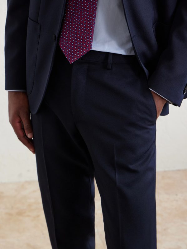 Straight-Leg Twill Suit Trousers - CU Straight-Leg Twill Suit Trousers - CU