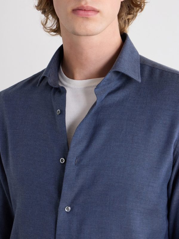 Cotton and Cashmere-Blend Shirt - CU