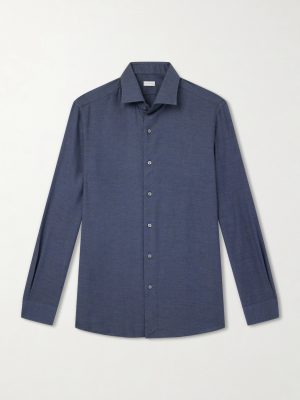 Cotton and Cashmere-Blend Shirt Cotton and Cashmere-Blend Shirt