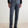 Pinstripe Wool and Cashmere-Blend Suit Trousers - FR Pinstripe Wool and Cashmere-Blend Suit Trousers - FR