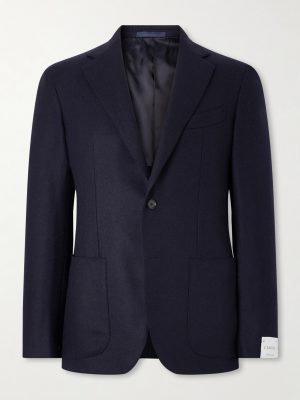 Aida Wool and Cashmere-Blend Twill Blazer Aida Wool and Cashmere-Blend Twill Blazer
