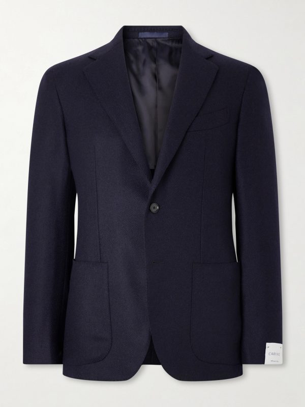 Aida Wool and Cashmere-Blend Twill Blazer Aida Wool and Cashmere-Blend Twill Blazer