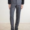 Straight-Leg Prince of Whales Wool Suit Trousers - FR Straight-Leg Prince of Whales Wool Suit Trousers - FR