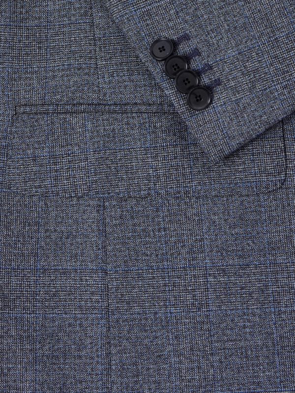Norma Prince of Wales Wool Suit Jacket - E1 Norma Prince of Wales Wool Suit Jacket - E1