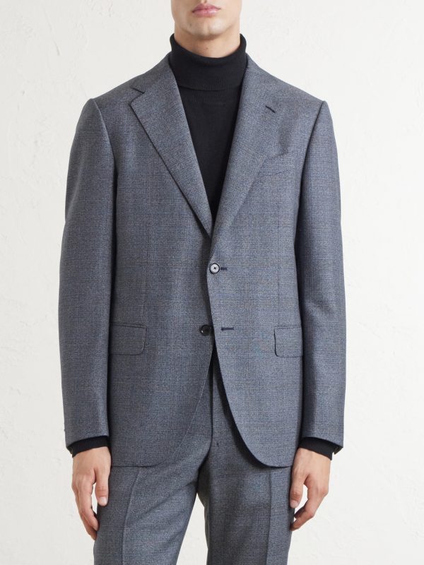 Norma Prince of Wales Wool Suit Jacket - FR Norma Prince of Wales Wool Suit Jacket - FR
