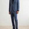 Norma Pinstripe Wool and Cashmere-Blend Suit Jacket - OU Norma Pinstripe Wool and Cashmere-Blend Suit Jacket - OU