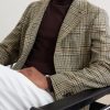 Butterfly Checked Wool Blazer - CU Butterfly Checked Wool Blazer - CU