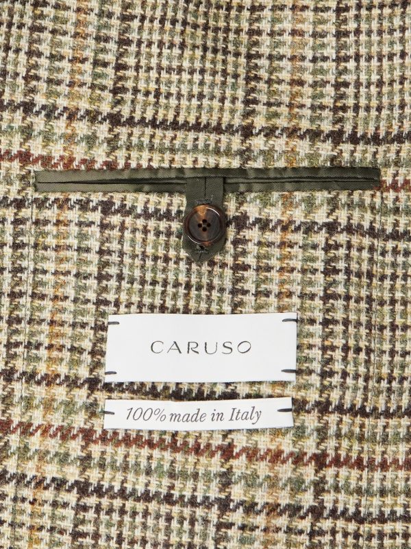 Butterfly Checked Wool Blazer - E2 Butterfly Checked Wool Blazer - E2