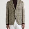 Butterfly Checked Wool Blazer - FR Butterfly Checked Wool Blazer - FR