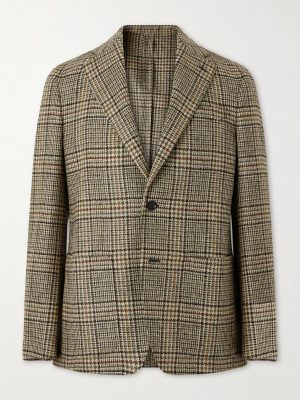 Butterfly Checked Wool Blazer Butterfly Checked Wool Blazer