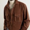 Houndstooth Brushed Wool Overshirt - CU